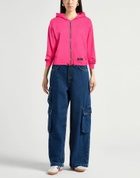 Shoe Womens Sweatshirt Fuchsia