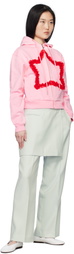 Sandy Liang Pink Regina Hoodie