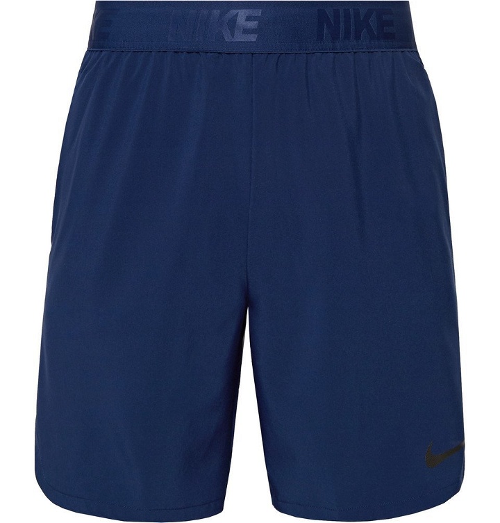 Photo: Nike Training - Flex Stretch-Shell Shorts - Navy