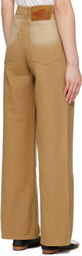 Holzweiler Tan Juno Workwear Trousers