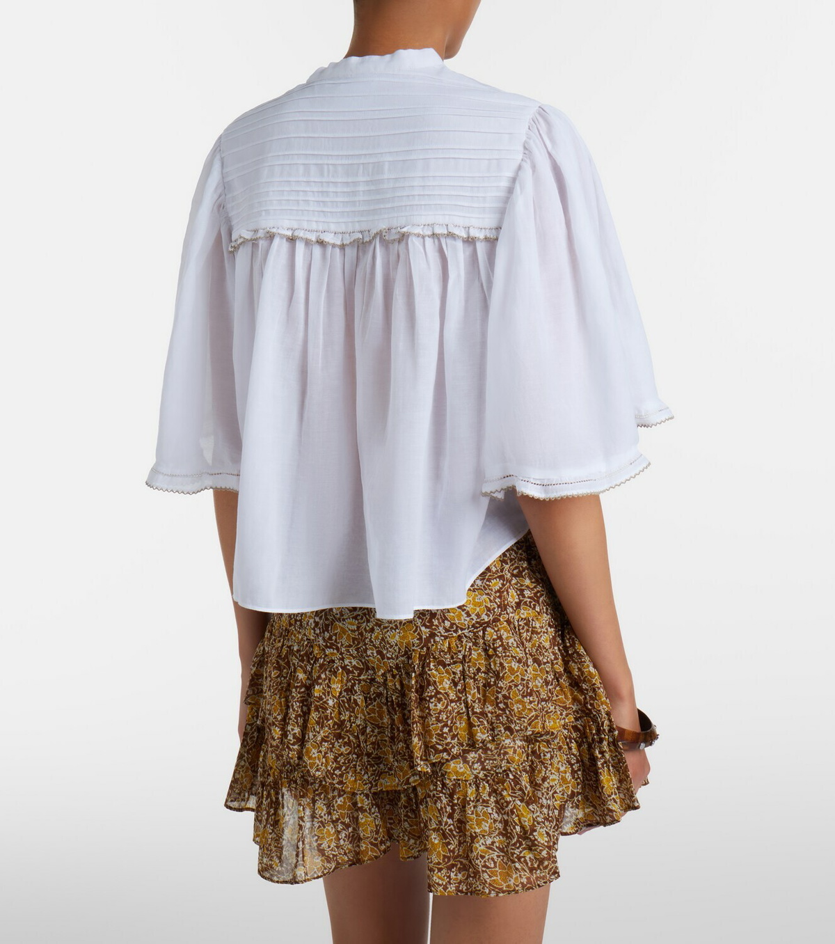 Marant Etoile Douna cotton-blend blouse