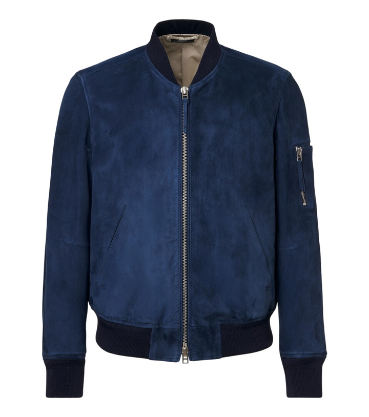 Photo: Tom Ford Suede bomber jacket