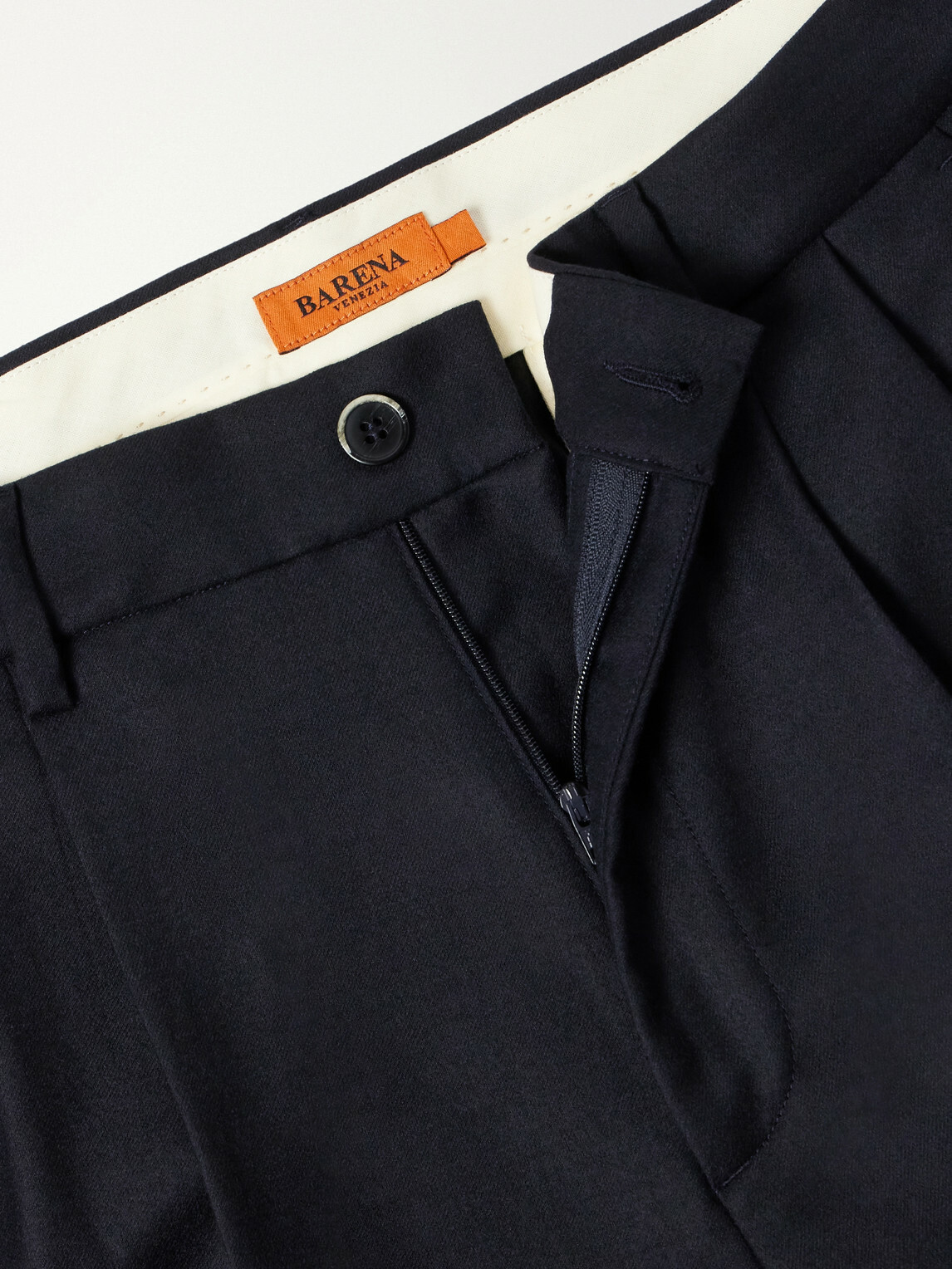 Barena - Straight-Leg Wool-Flannel Suit Trousers - Blue