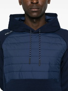 RLX Ralph Lauren Blue Hybric Panelled Hoodie