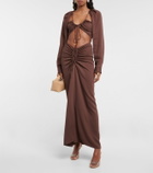 Christopher Esber - Ruched crop top