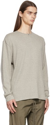 Essentials Grey Thermal Henley