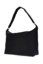 Kara Black Fabric Xxxl Lattice Shoulder Bag