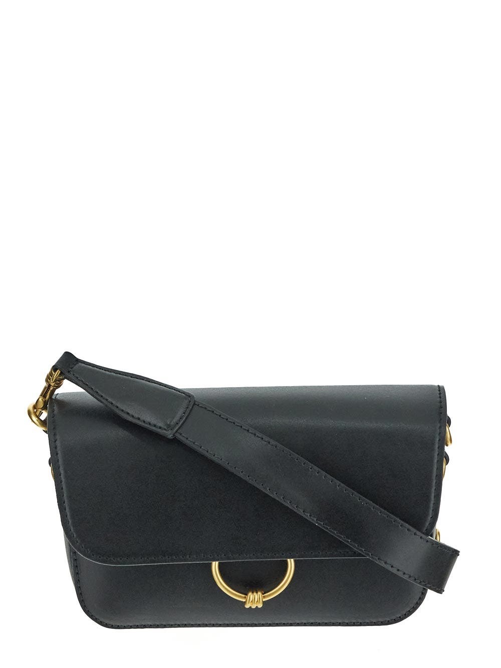 Sac Bandoulière GIANNI CHIARINI En Cuir 100% - Modèle Africa, Couleur Nero (Noir) - Neuf Avec étiquettes