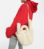 Balenciaga Everyday 2.0 XS faux fur tote bag