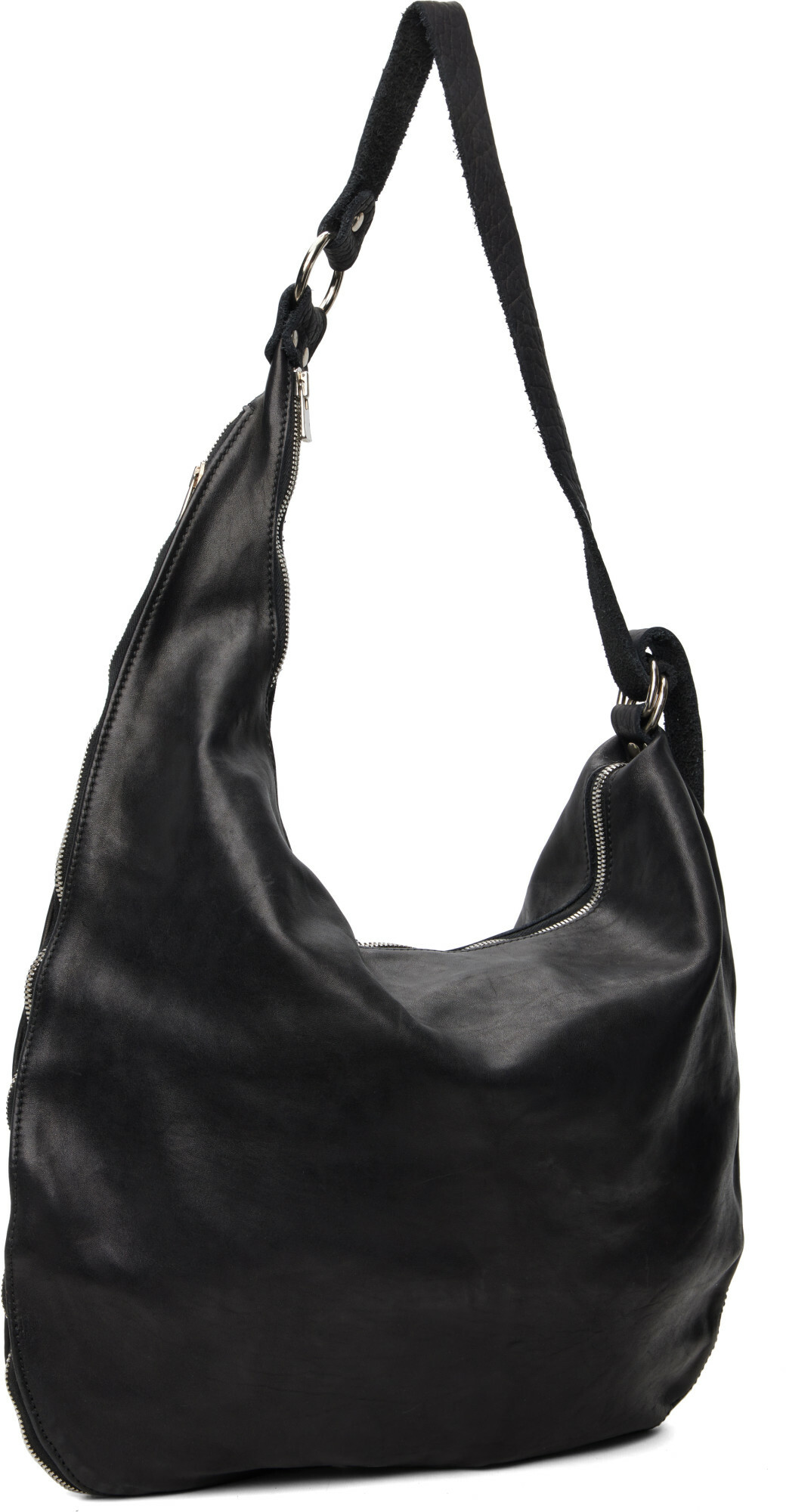 Guidi Black Leather Bag
