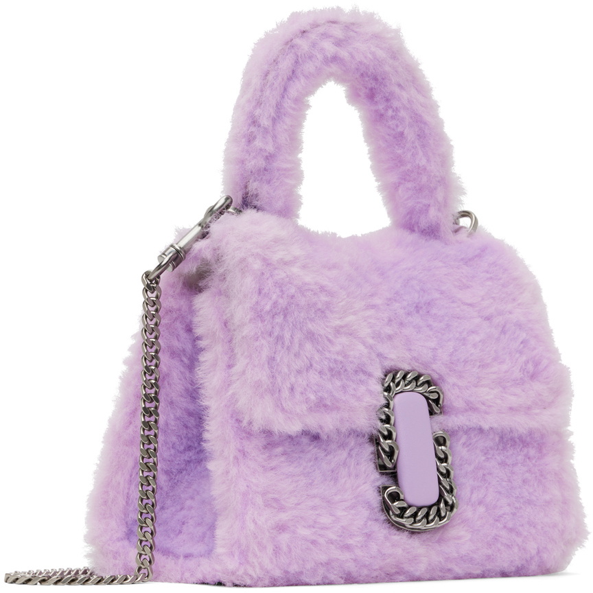 Marc Jacobs Purple 'The St. Marc Mini' Top Handle Bag Marc Jacobs