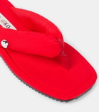 The Attico Indie canvas thong sandals