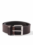 Carhartt WIP - Script 4cm Leather Belt - Brown