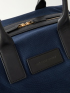Orlebar Brown - The Weekend Away Leather-Trimmed Cotton-Canvas Duffle Bag