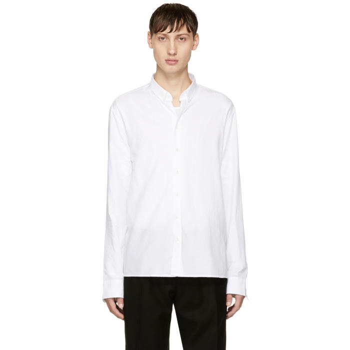 Photo: Balmain White Double Weave Shirt