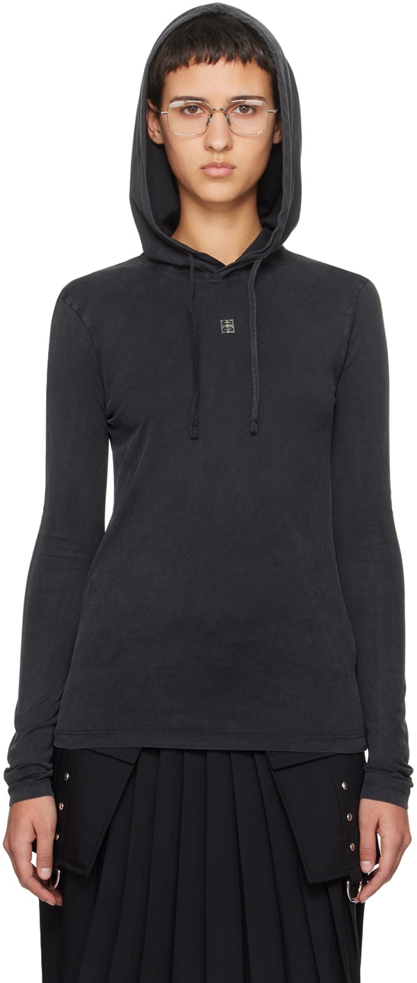 Photo: Givenchy Black Faded Hoodie