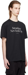 Saturdays NYC Black Miller T-Shirt