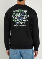 Aape Logo Cotton-blend Sweatshirt Black