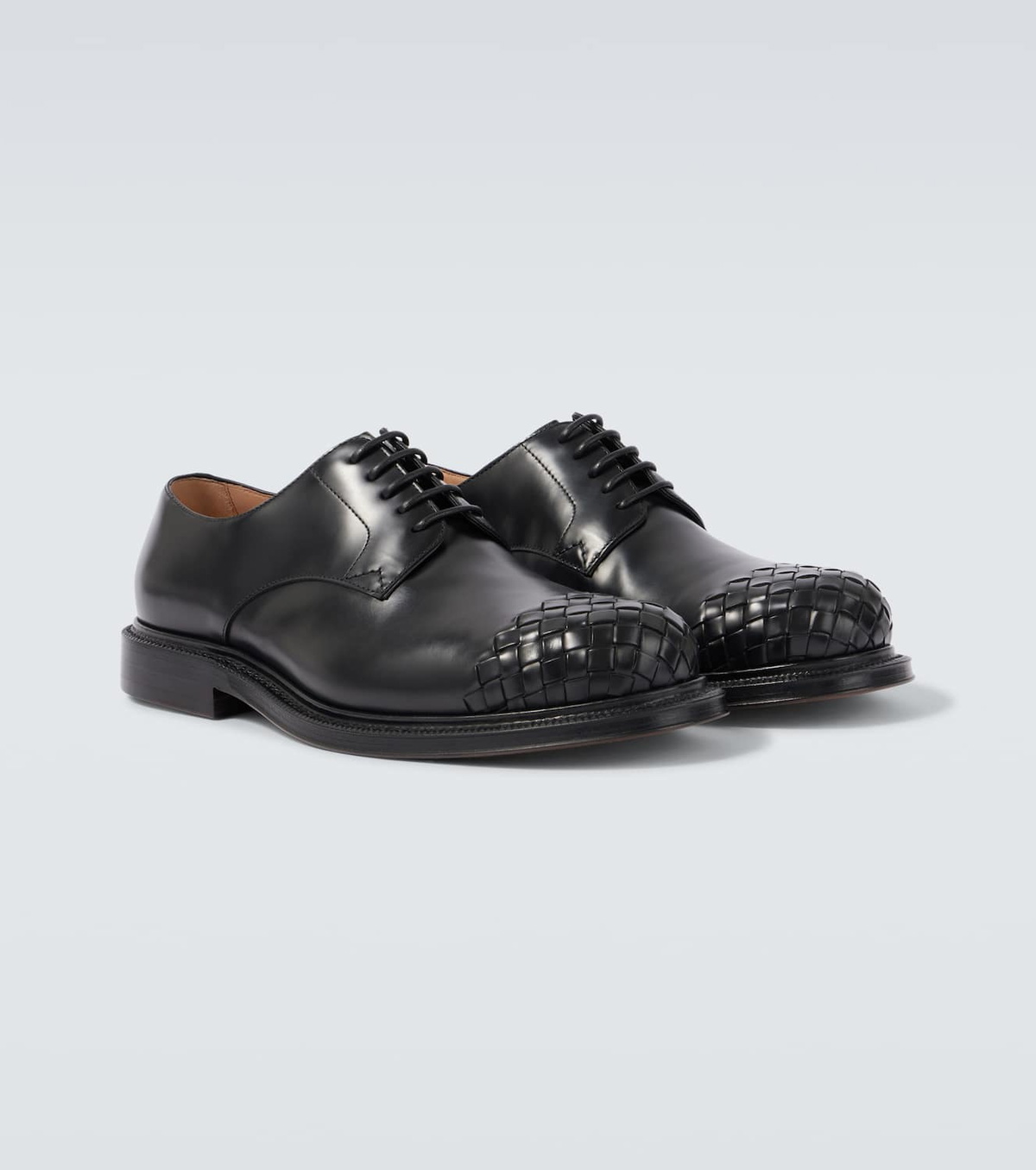 Bottega Veneta James Intrecciato leather Derby shoes