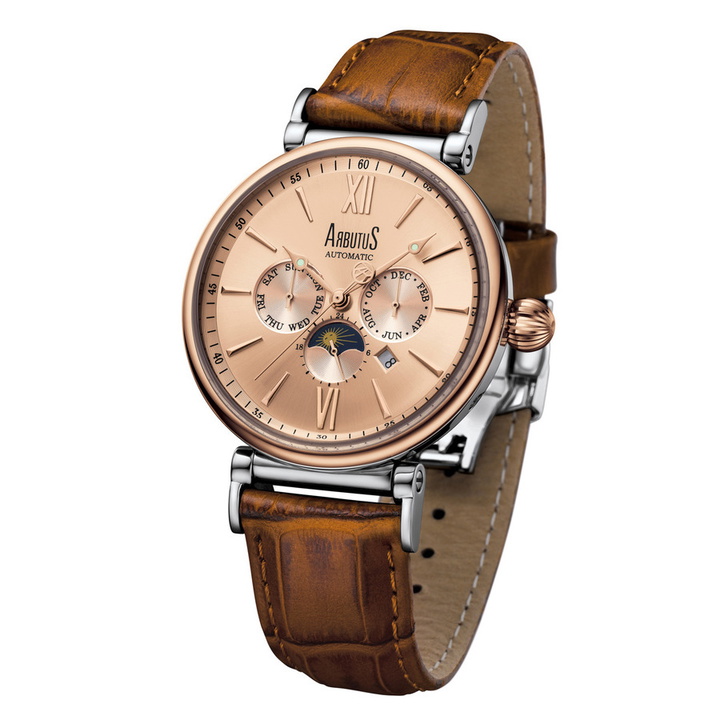 Photo: Arbutus 5th Ave Automatic Rose Gold Dial Mens Watch AR1710TRRF