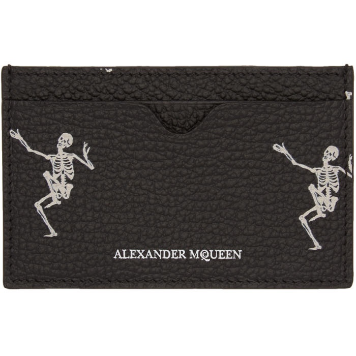 Photo: Alexander McQueen Black Dancing Skeleton Card Holder