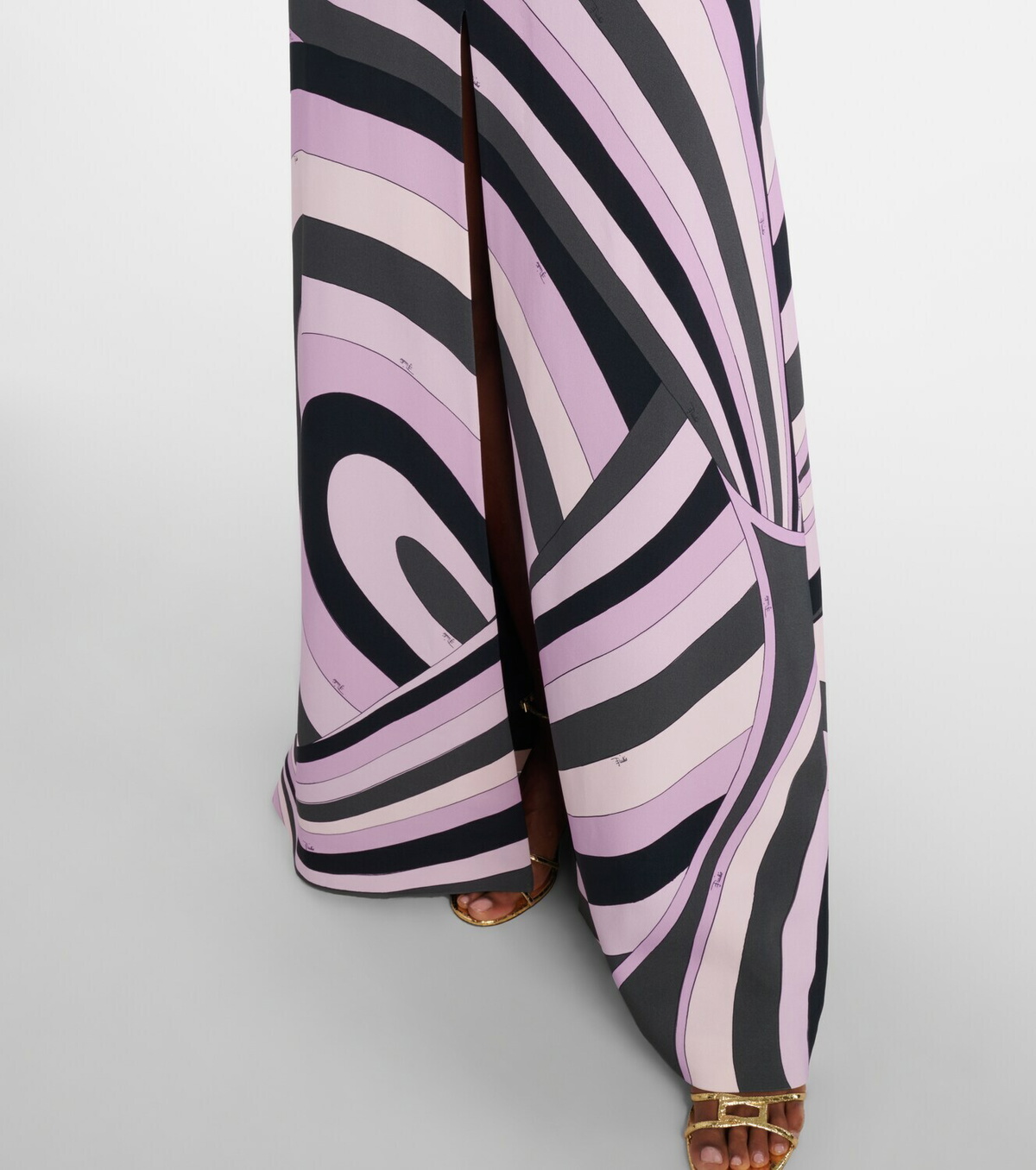 Pucci Iride halterneck satin gown