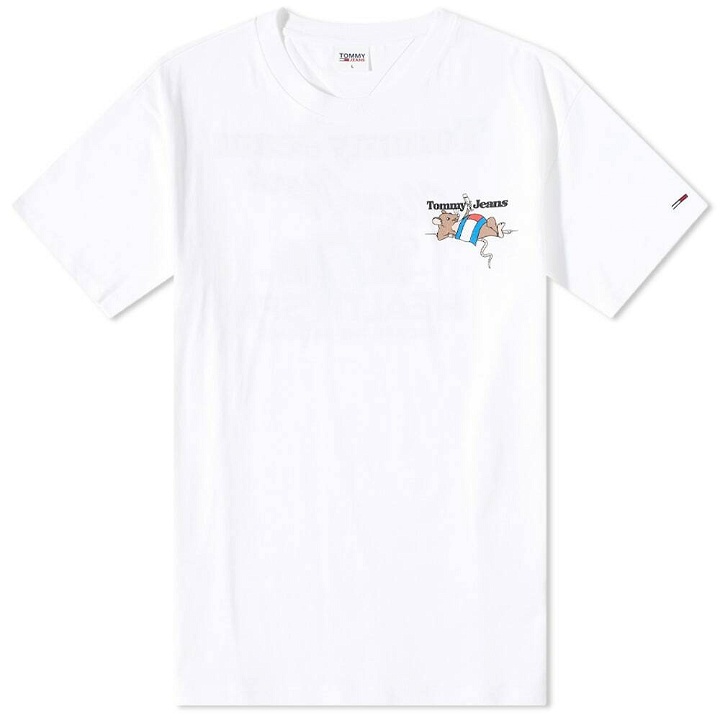 Photo: Tommy Jeans Men's Rat Flag T-Shirt in White