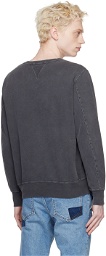 Remi Relief Black Garment Dyed Sweatshirt