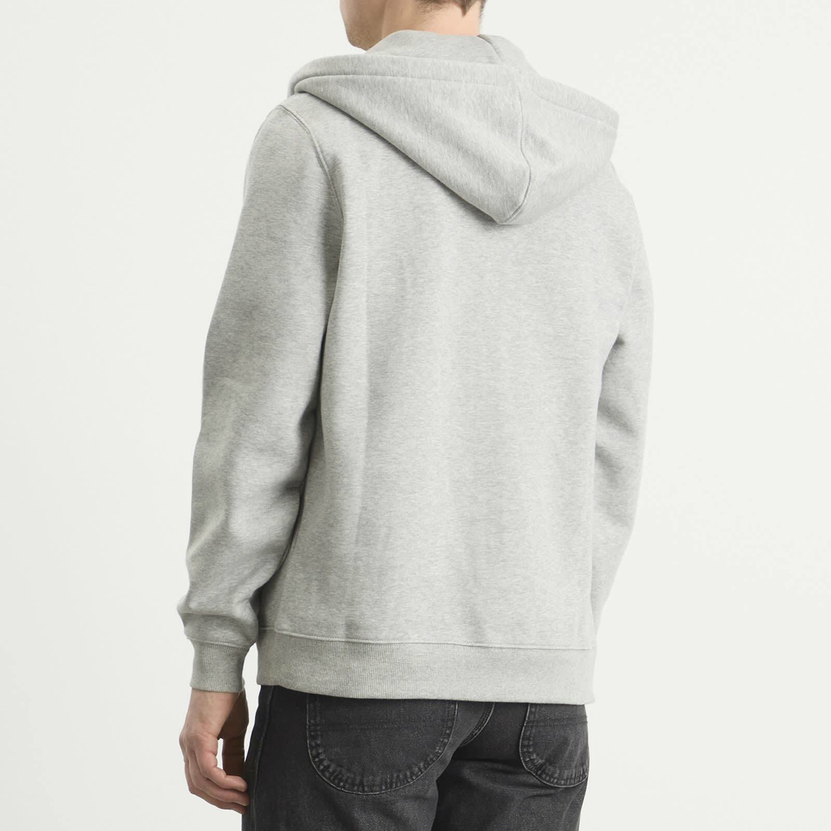 Dickies Men's Oakport Zip Hoodie in Heather Grey