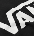 Vans - Logo-Print Fleece-Back Cotton-Jersey Hoodie - Black