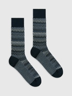 Missoni - Zig zag cotton-blend ankle socks, Men, Multicoloured
