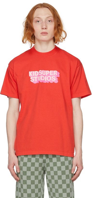 Photo: Kid Super Red Logo T-Shirt