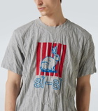 Bottega Veneta Printed cotton-blend jersey T-shirt
