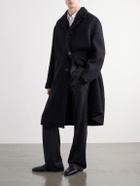 TOTEME - Brushed Wool-Blend Coat - Black