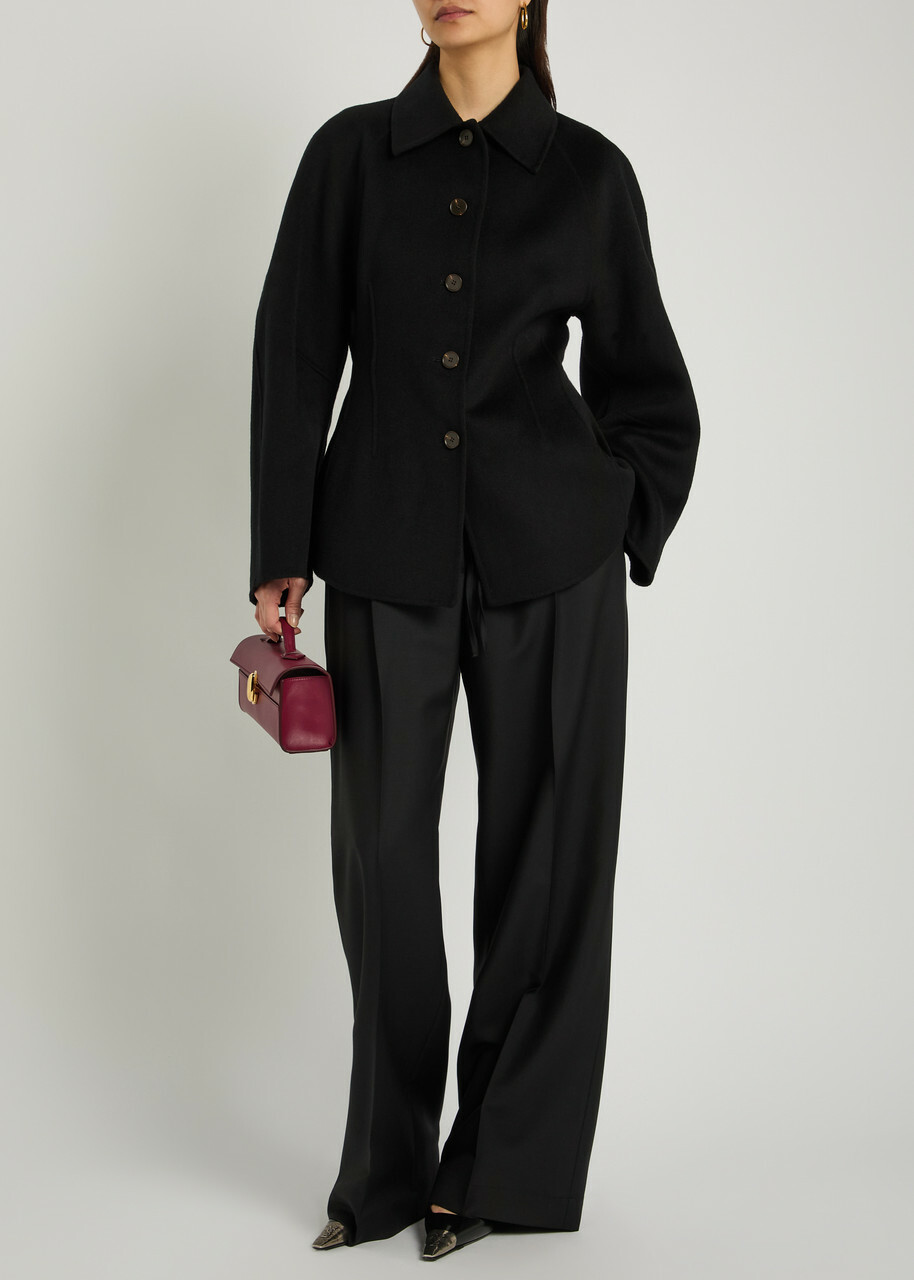 Rohe Sculpted Wool Jacket Black