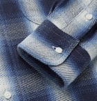 Gitman Vintage - Button-Down Collar Checked Cotton-Flannel Shirt - Blue