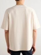 Loro Piana - Quarna Silk-Blend Twill T-Shirt - Neutrals