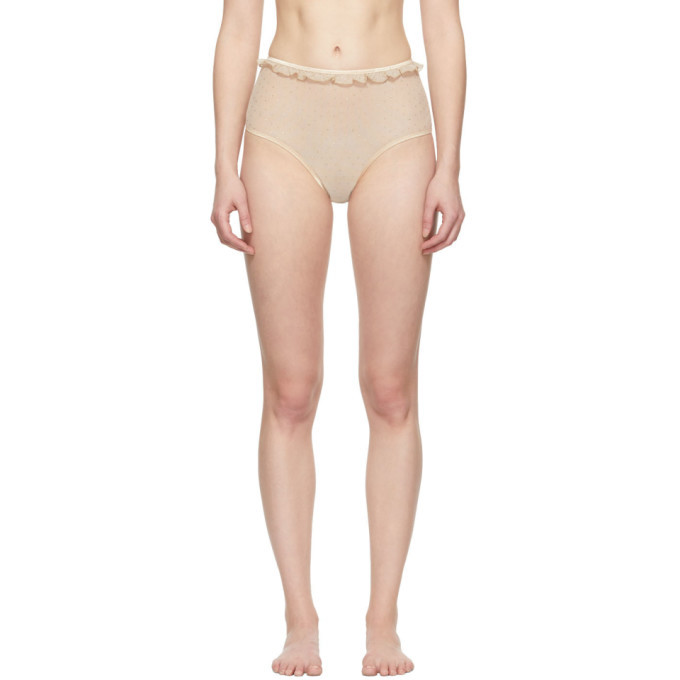 Photo: Le Petit Trou Beige Confiance High-Waisted Briefs