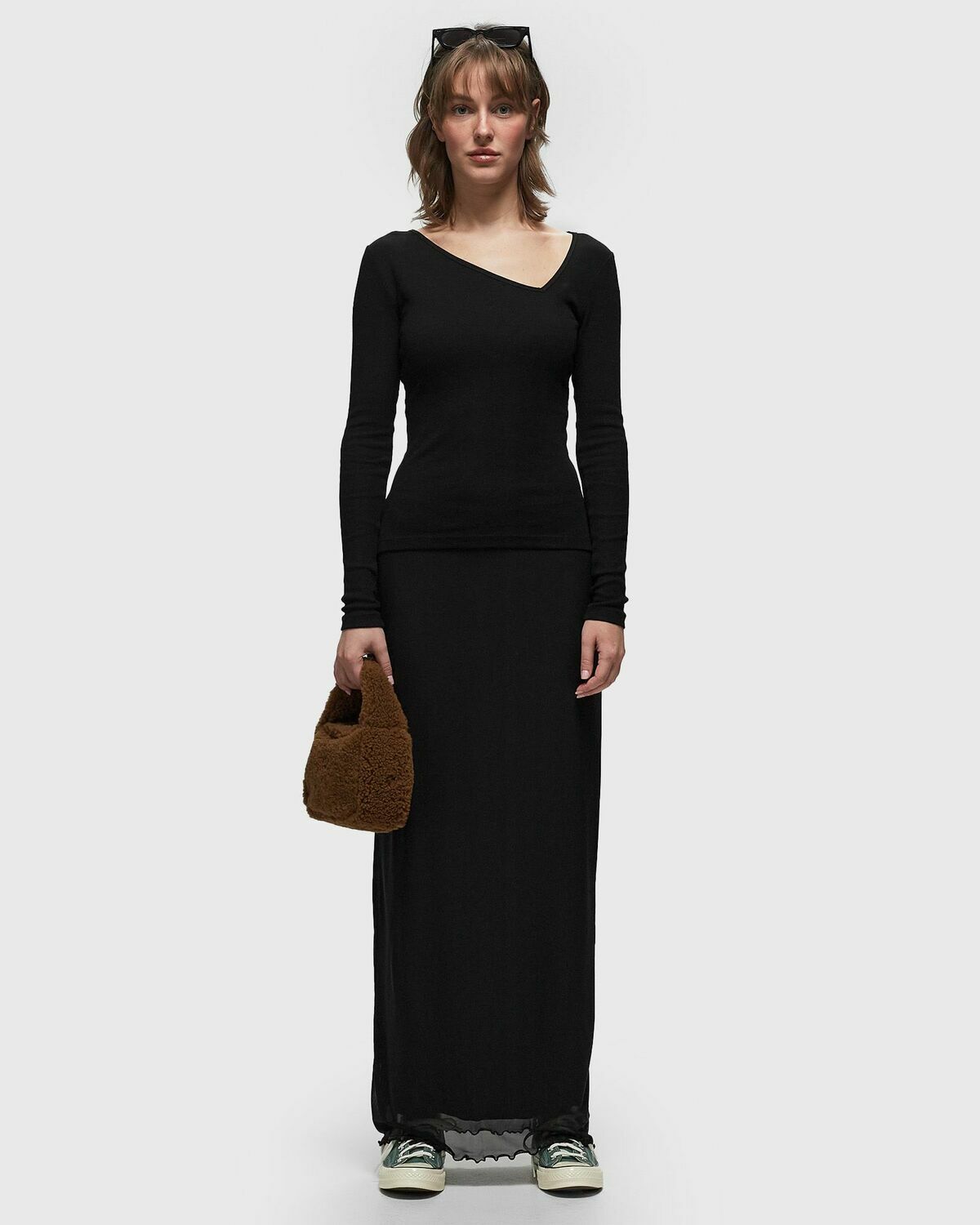 Envii Enhago Maxi Skirt 7042 Black Skirts