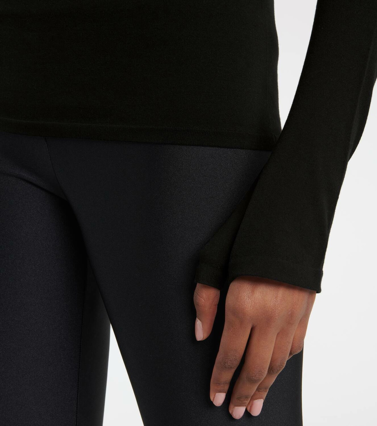 Balenciaga Stretch-knit turtleneck sweater