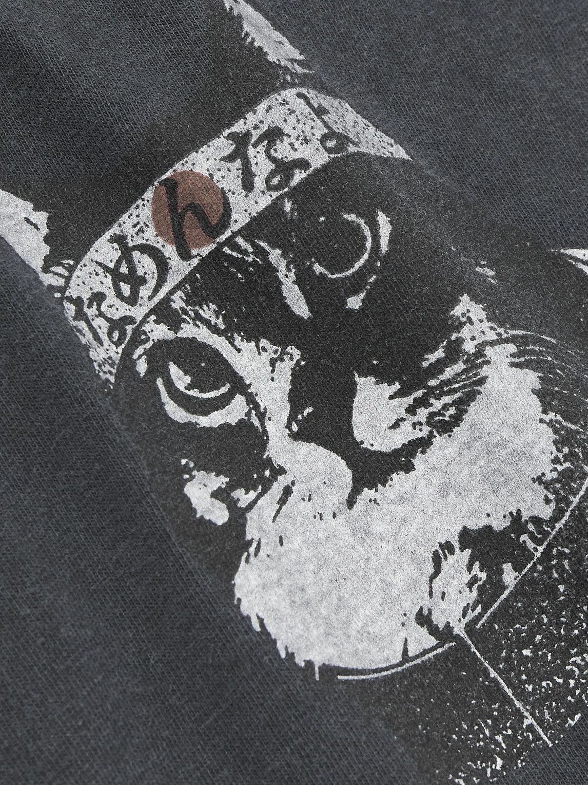 Remi Relief - Chef Cat Printed Cotton-Jersey T-Shirt - Black