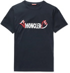 Moncler Genius - 2 Moncler 1952 Printed Cotton-Jersey T-Shirt - Men - Navy