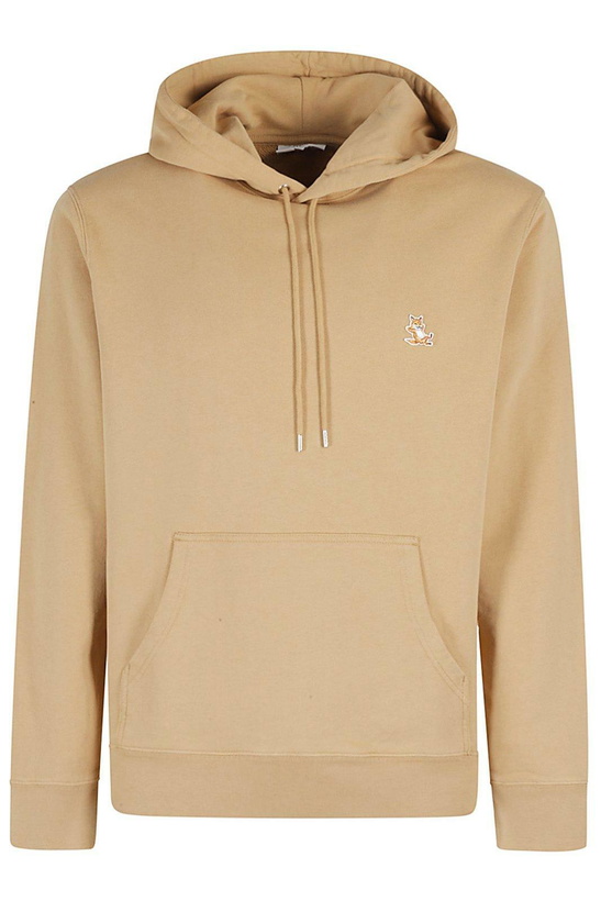 Photo: Maison Kitsuné Bold Fox Head Patch Drawstring Hoodie