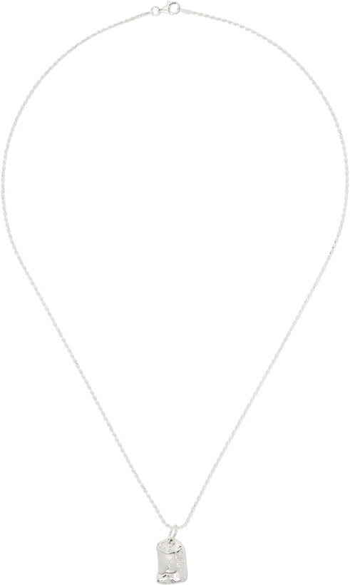 Bleue Burnham Silver Rhubarb Pendant Necklace Bleue Burnham