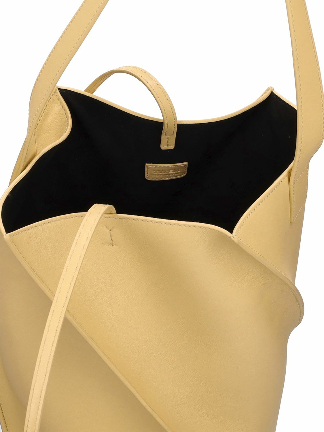 YUZEFI Swirl Leather Tote Bag