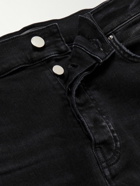 AMIRI - Skinny-Fit Crystal-Embellished Distressed Jeans - Black