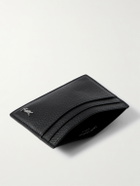 SAINT LAURENT - Tiny Cassandre Logo-Appliquéd Full-Grain Leather Cardholder