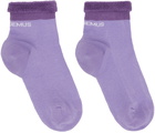 Jacquemus Purple 'Les Chaussettes Cuca' Socks