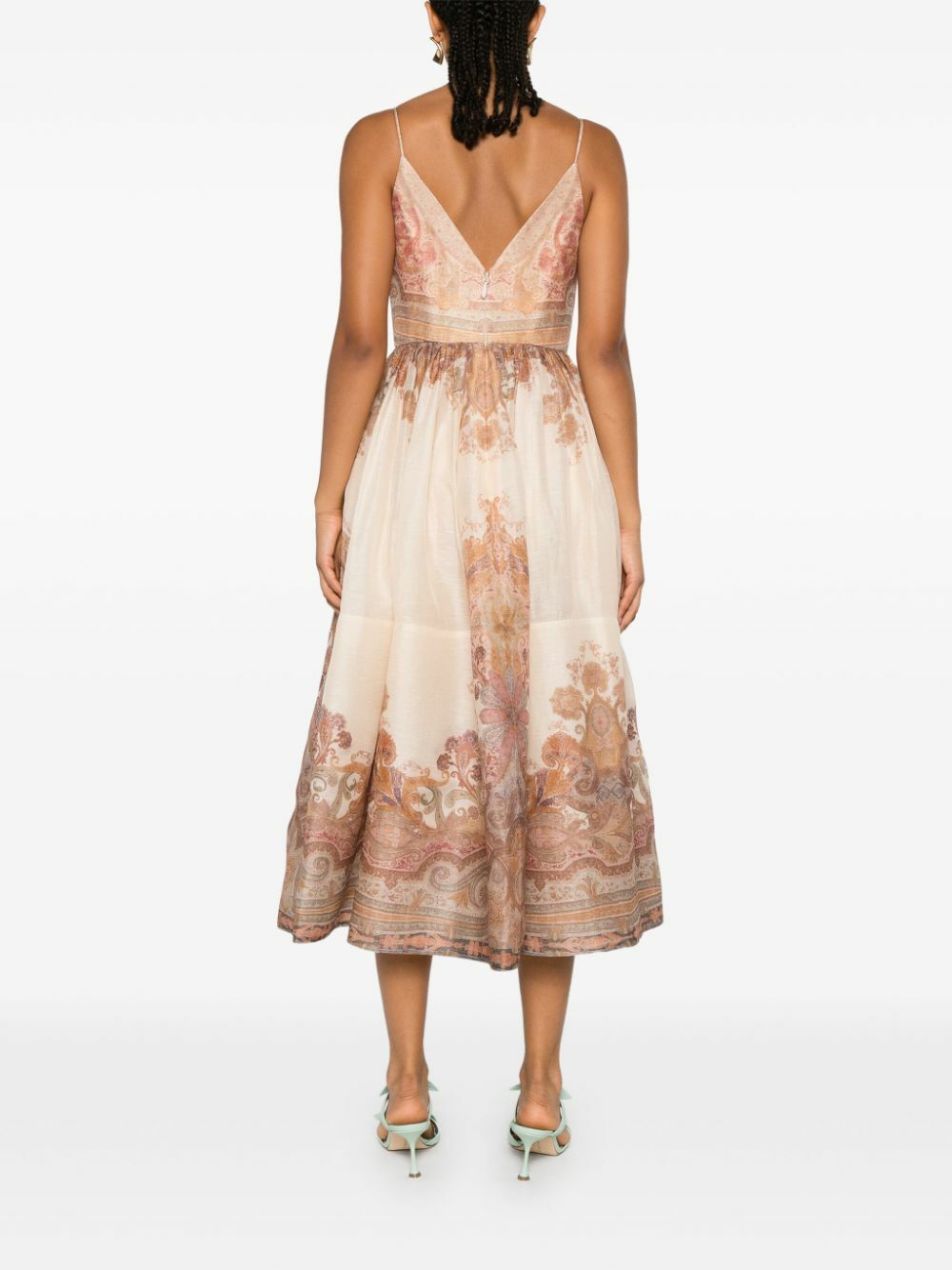 Zimmermann Zimmermann Illustration Midi Skirt main image 0