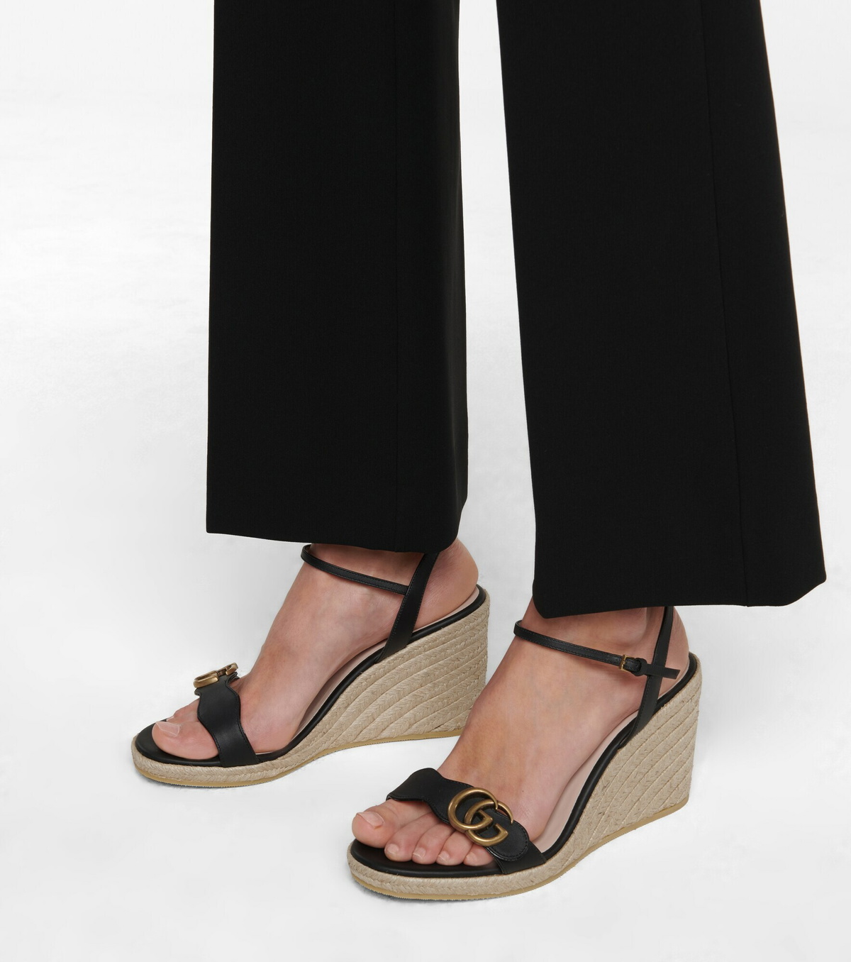 Gucci Embellished Wedge Sandals - Runway Catalog - New York